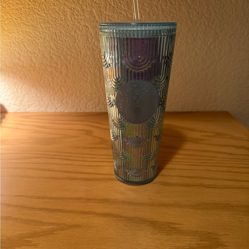 Starbucks Multicolor Geometric Tumbler with Straw